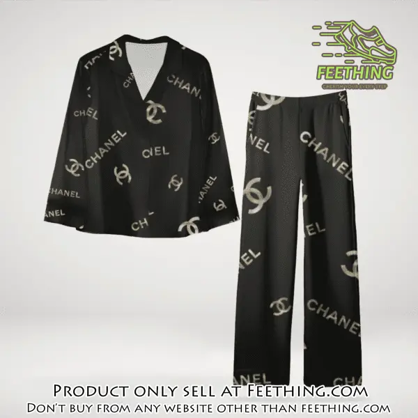 Trending luxury chanel satin pajama set pjs1042 ft5923930